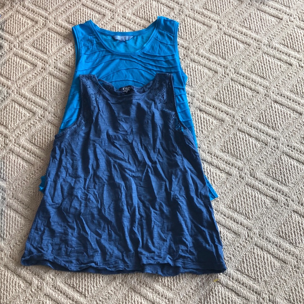 2 women’s summer blouses.